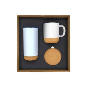 Promotional Giftset with Cork Drinkware