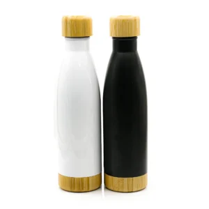 Insulated Bottle With Bamboo Lid