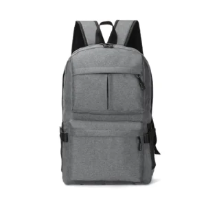 Back pack with USB Charging Point Gray