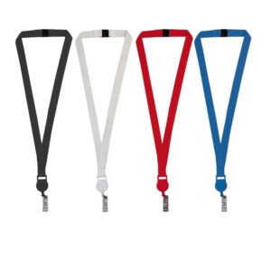 Lanyard with Reel Badge and Safety Lock