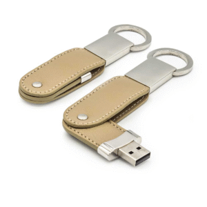 Leather Key Chain USB Flash