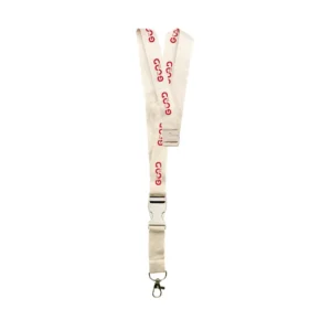 Organic Cotton Lanyards with wheat straw hook and safety clip