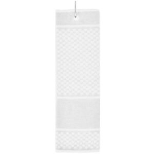 MARABA - Sports Hand Towel with Carabiner - White