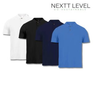 NEXTT LEVEL Polo T-Shirts in Recycled Material