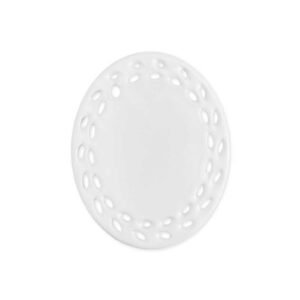 Oval Doily Ceramic Ornaments
