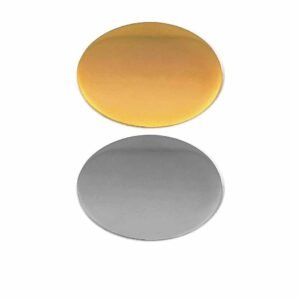 Oval Flat Metal Badges