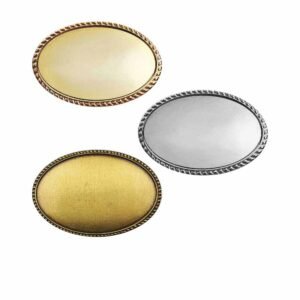 Oval Rope Design Logo Badges