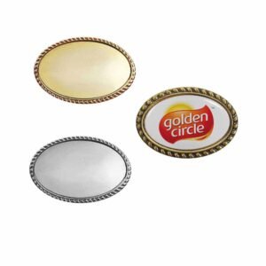 Oval Rope Design Logo Badges