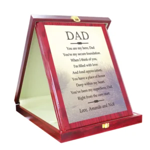 Portrait Wooden Plaques with Box - Small