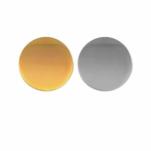 Round Flat Metal Badges 25mm