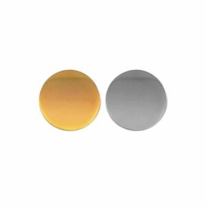 Round Flat Metal Badges 15mm