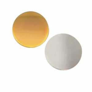 Round Flat Metal Badges 30mm