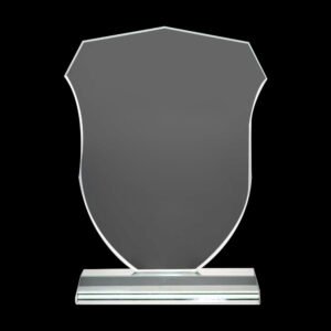 Shield Shaped Crystal Awards
