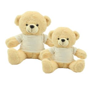 Promotional Teddy Bear Toys with Printable White Tshirt