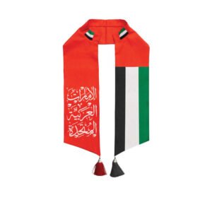 UAE Flag Satin Scarf