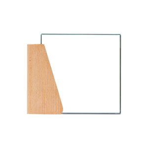 Wooden Stand with Crystal Plaque