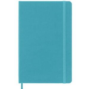 Moleskine Classic Hard Cover Large Ruled Notebook - Reef Blue