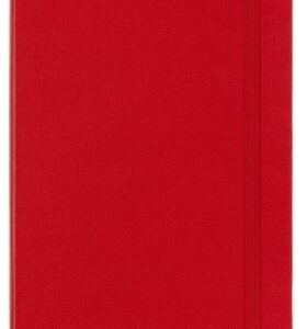 Moleskine Classic Large Ruled Hard Cover Notebook - Scarlet Red