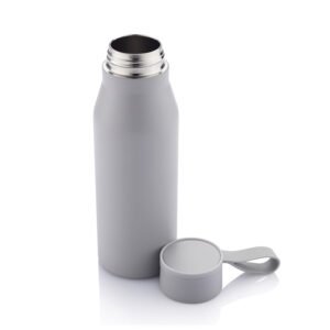 R-NEBRA - CHANGE Collection Recycled Stainless Steel Vacuum Bottle with Loop - Grey