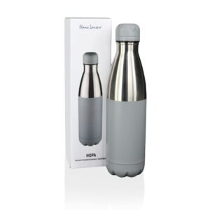 HOPA - Hans Larsen Double Wall Stainless Steel Water Bottle - Gray