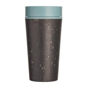 Circular Cup 12oz Black & Faraway Blue