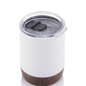 GOUDA - Hans Larsen Vacuum Mug With Cork Base - White