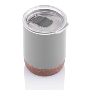 GOUDA - Hans Larsen Vacuum Mug With Cork Base - Grey