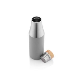 R-BREDA - CHANGE Collection Recycled Insulated Water Bottle - Grey