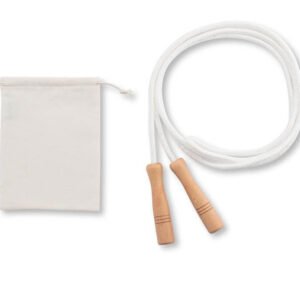 XANTHI - Cotton Jumping Rope in a Cotton Pouch